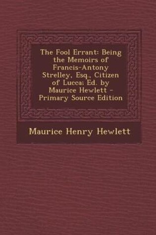 Cover of The Fool Errant