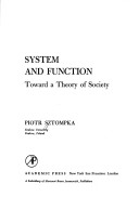 Cover of System and Function