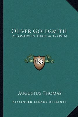 Book cover for Oliver Goldsmith Oliver Goldsmith