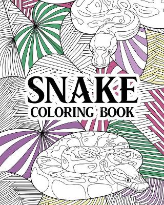 Book cover for Snake Coloring Book