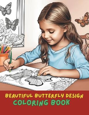 Book cover for Beautiful Butterfly Coloring Book for Adults