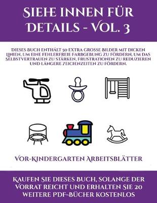 Book cover for Vor-Kindergarten Arbeitsblätter (Siehe innen für Details - Vol. 3)