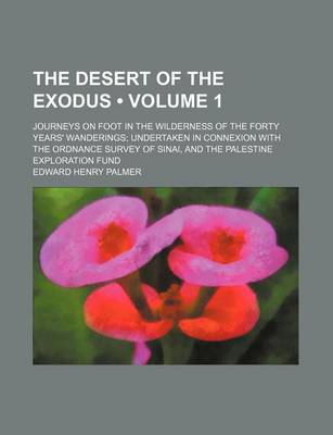 Book cover for The Desert of the Exodus (Volume 1); Journeys on Foot in the Wilderness of the Forty Years' Wanderings Undertaken in Connexion with the Ordnance Survey of Sinai, and the Palestine Exploration Fund