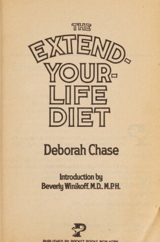 Cover of Extend Yr Lif Diet