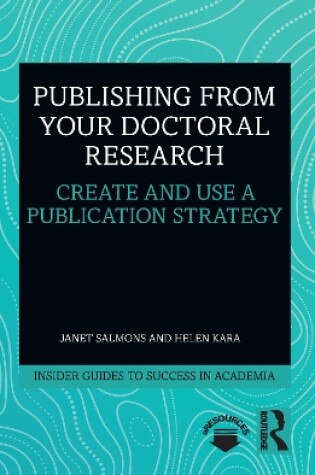 Cover of Publishing from your Doctoral Research