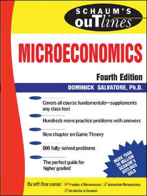 Book cover for Schaum's Outline of Microeconomic Theory