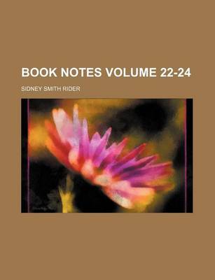 Book cover for Book Notes Volume 22-24