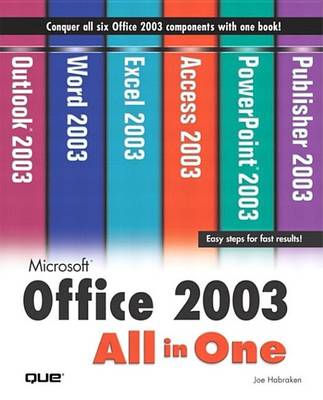 Book cover for Microsoft Office 2003 All-in-One