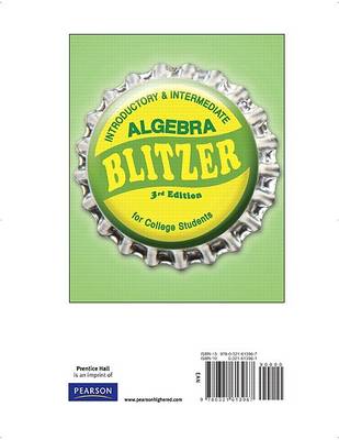 Book cover for Introductory &Intermediate Algebra for College Students, Books a la Carte Edition