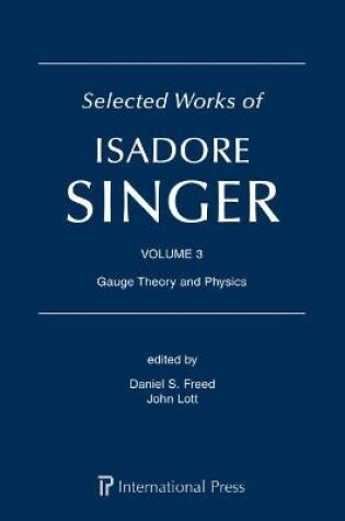 Cover of Selected Works of Isadore Singer: Volume 3