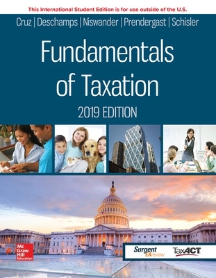 Book cover for ISE Fundamentals of Taxation 2019 Edition