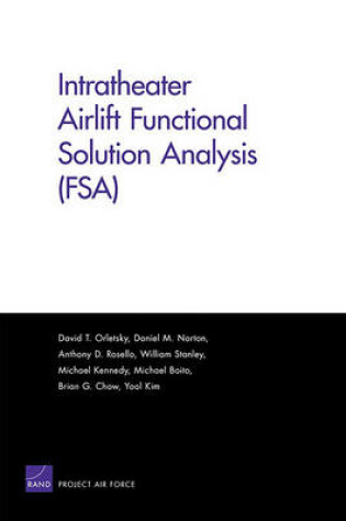 Cover of Intratheater Airlift Functional Solution Analysis (Fsa)