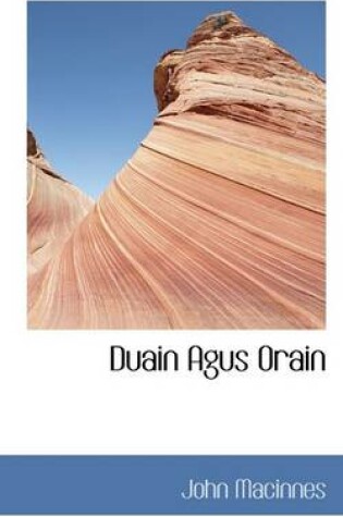 Cover of Duain Agus Orain