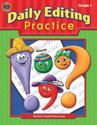 Book cover for Daily Editing Practice, Grade 1