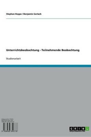 Cover of Unterrichtsbeobachtung