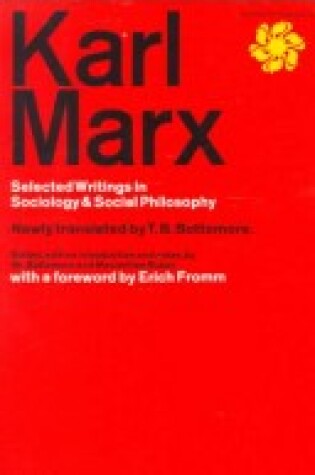 Cover of Selected Writings in Sociology & Social Philosophy