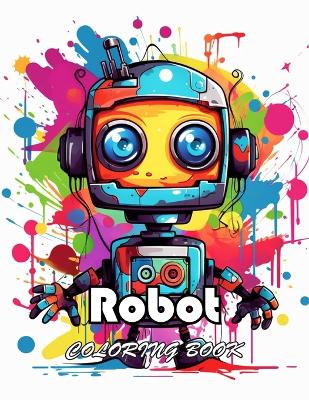 Book cover for Robot Coloring Book for Kids