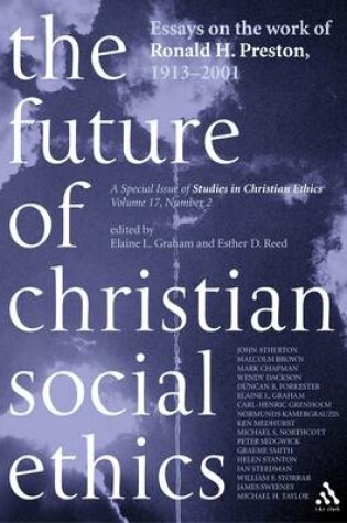 Cover of The Future of Christian Social Ethics