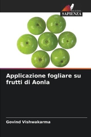 Cover of Applicazione fogliare su frutti di Aonla