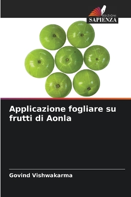 Book cover for Applicazione fogliare su frutti di Aonla