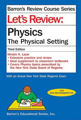 Book cover for Let's Review Physics-The Physical Setting