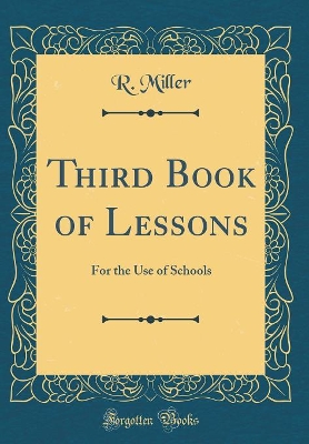 Book cover for Third Book of Lessons: For the Use of Schools (Classic Reprint)