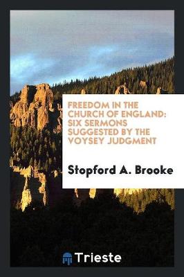 Book cover for Freedom in the Church of England