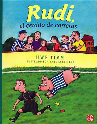 Book cover for Rudi, el Cerdito de Carreras