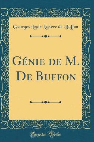 Cover of Génie de M. de Buffon (Classic Reprint)