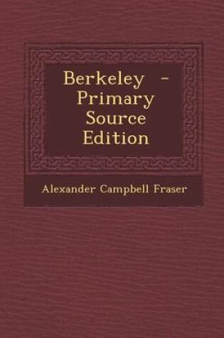 Cover of Berkeley - Primary Source Edition