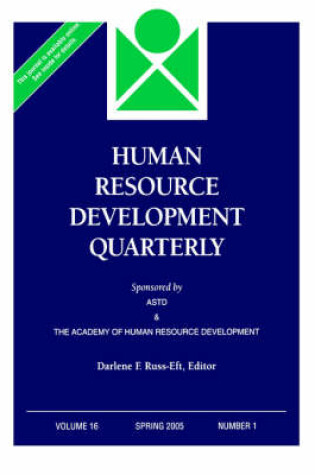 Cover of Human Resource Development Quarterly