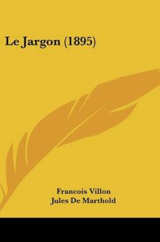 Cover of Le Jargon (1895)