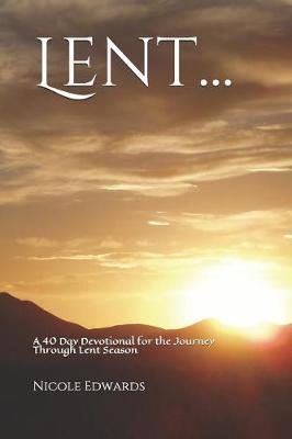 Book cover for Lent...