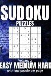 Book cover for Sudoku Puzzles Easy Medium Hard