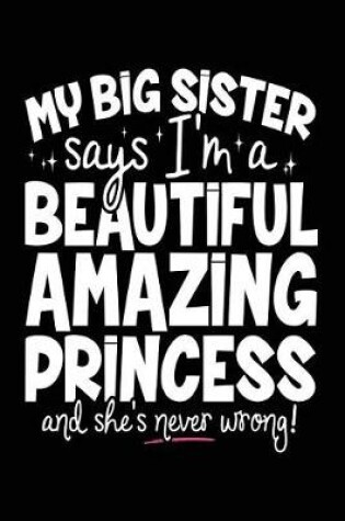 Cover of My Big Sister Says I'm A Beautiful Amazing Princess And She's Never Wrong!