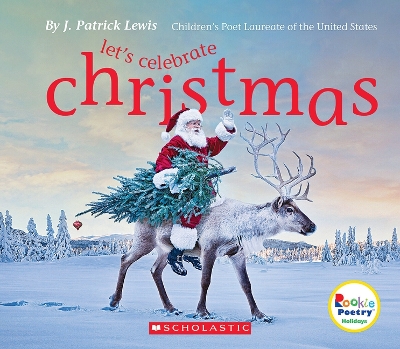 Book cover for Let's Celebrate Christmas (Rookie Poetry: Holidays and Celebrations)