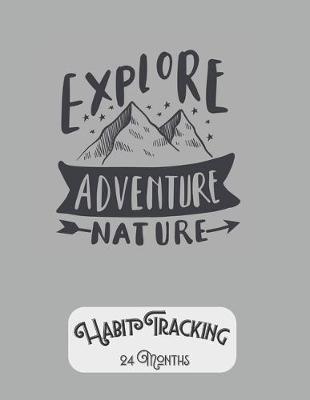 Book cover for Explore Adventure Nature Habit Tracking