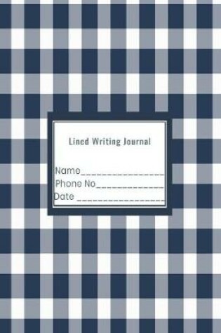 Cover of Lined writing Journal