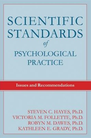 Cover of Scientific Standards of Psychological Practice