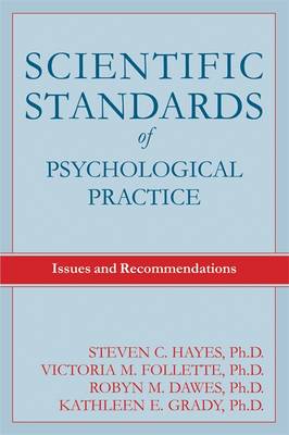 Book cover for Scientific Standards of Psychological Practice