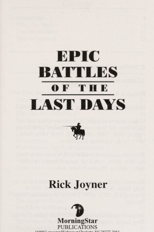 Cover of Epic Battle of Last Days