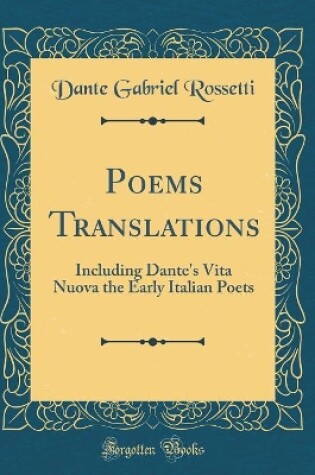 Cover of Poems Translations