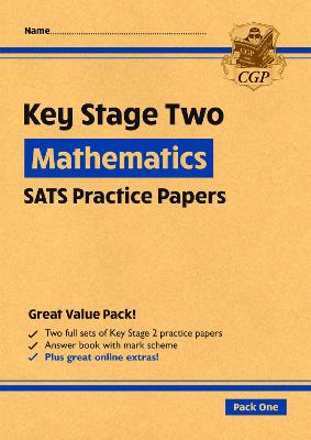 Book cover for KS2 Maths SATS Practice Papers: Pack 1 - for the 2025 tests (with free Online Extras)