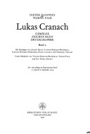 Book cover for Lucas Cranach/2 Bände Gemälde, Zeichnungen, Druckgraphik Zur Ausstellung Im Kunstmuseum