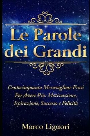 Cover of Le Parole dei Grandi