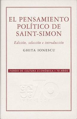 Cover of El Pensamiento Politico de Saint-Simon