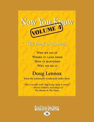 Book cover for Now You Know, Volume 4
