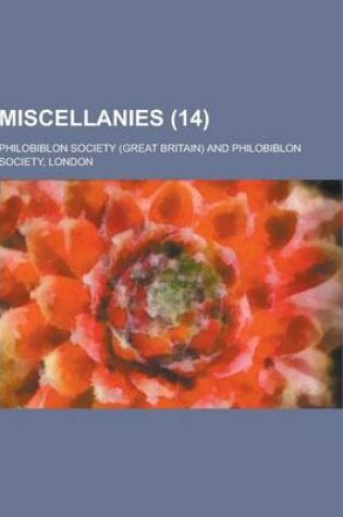 Cover of Miscellanies (14)