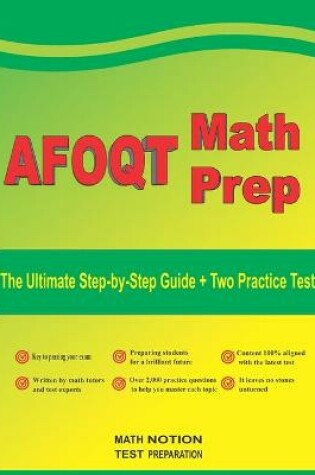 Cover of AFOQT Math Prep