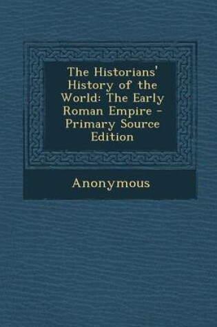 Cover of The Historians' History of the World